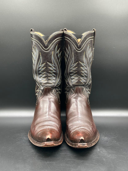 1960's Custom Unmarked Cowboy Boots size 10 D