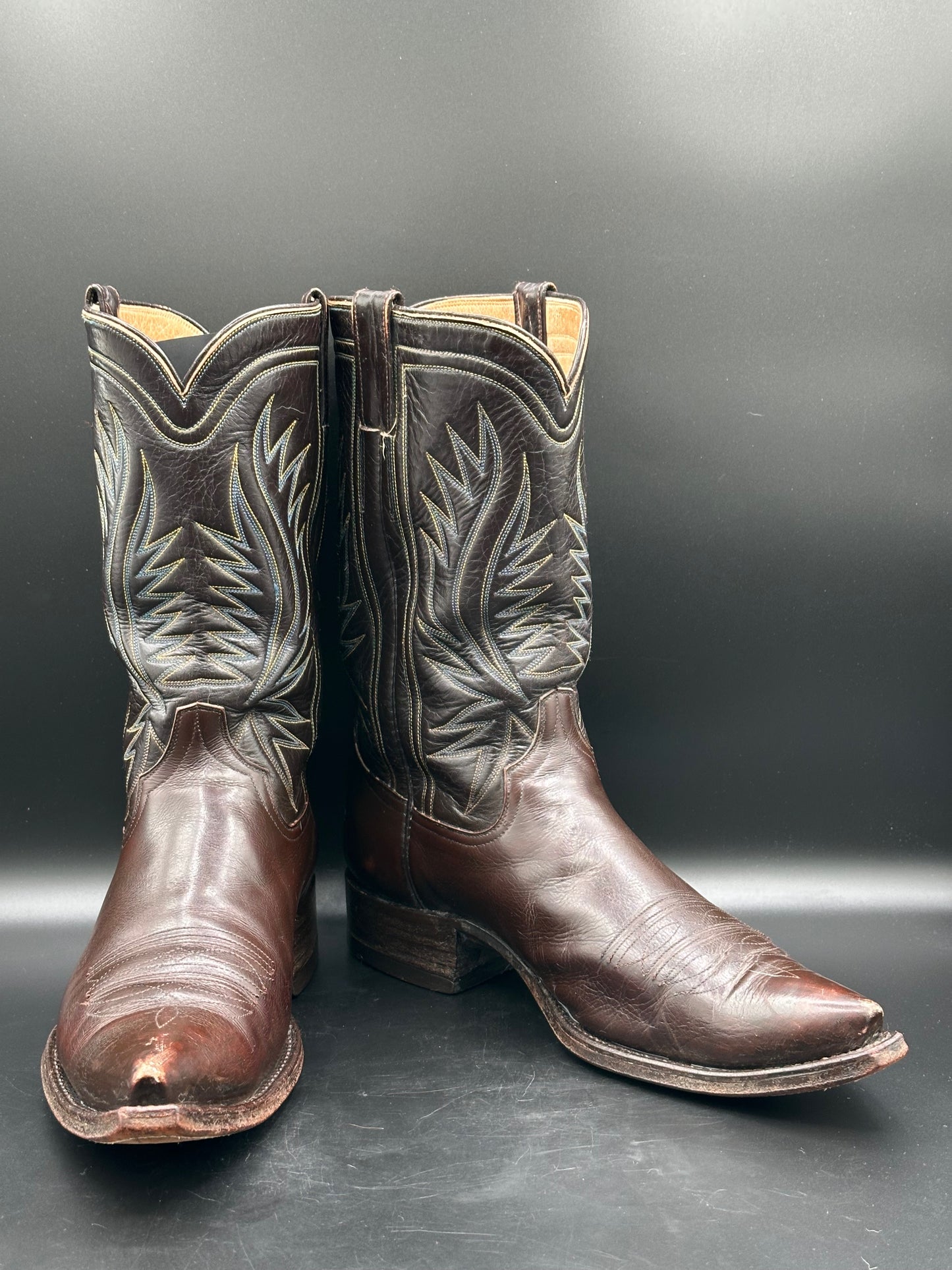 1960's Custom Unmarked Cowboy Boots size 10 D