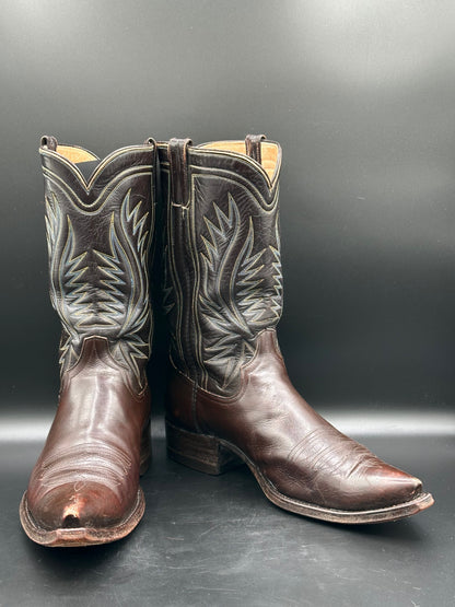 1960's Custom Unmarked Cowboy Boots size 10 D