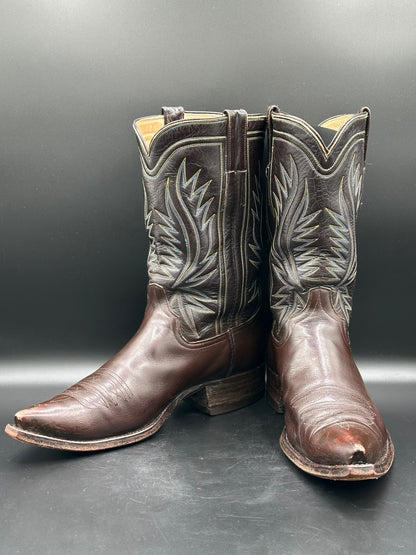 1960's Custom Unmarked Cowboy Boots size 10 D