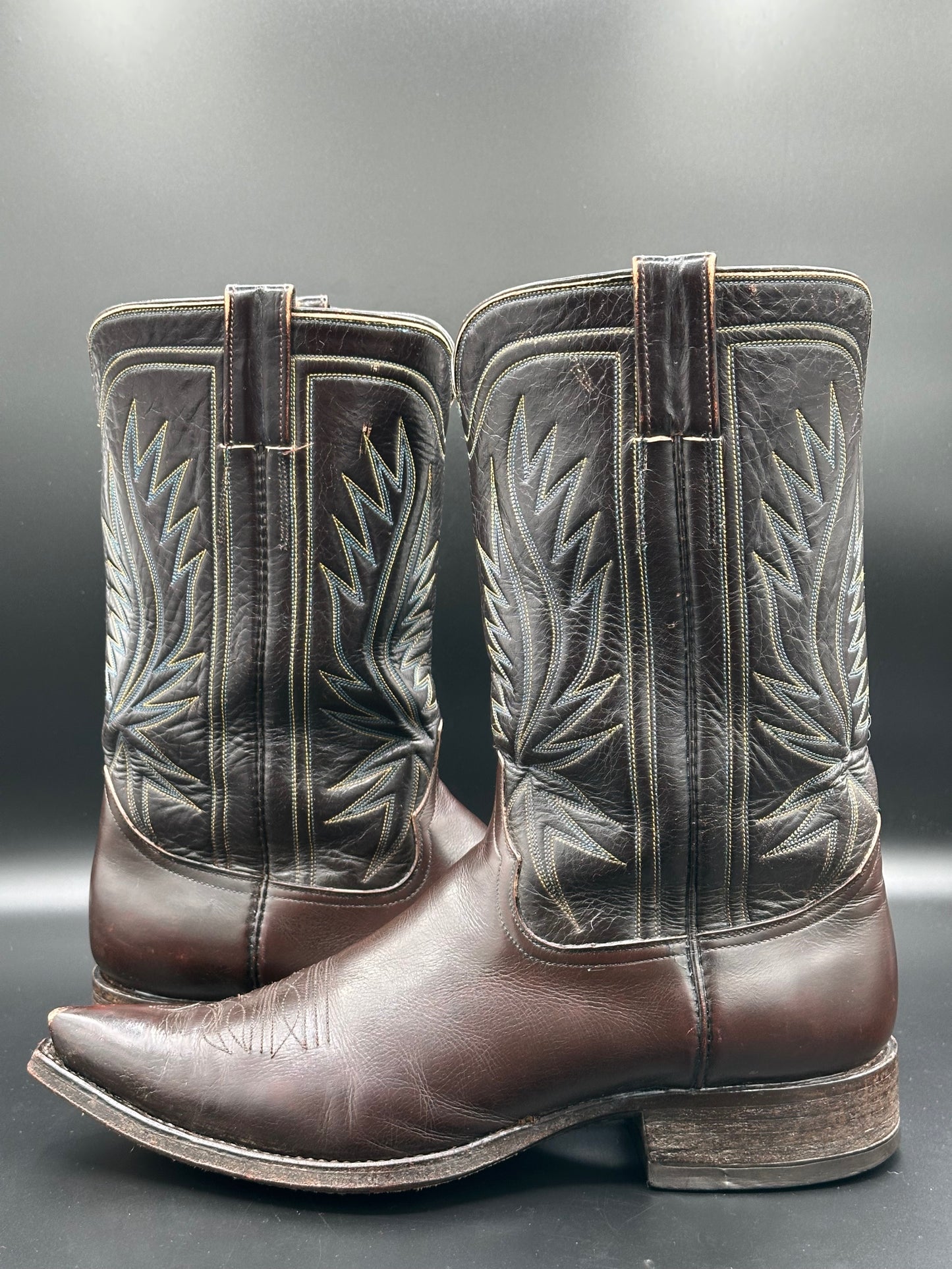 1960's Custom Unmarked Cowboy Boots size 10 D