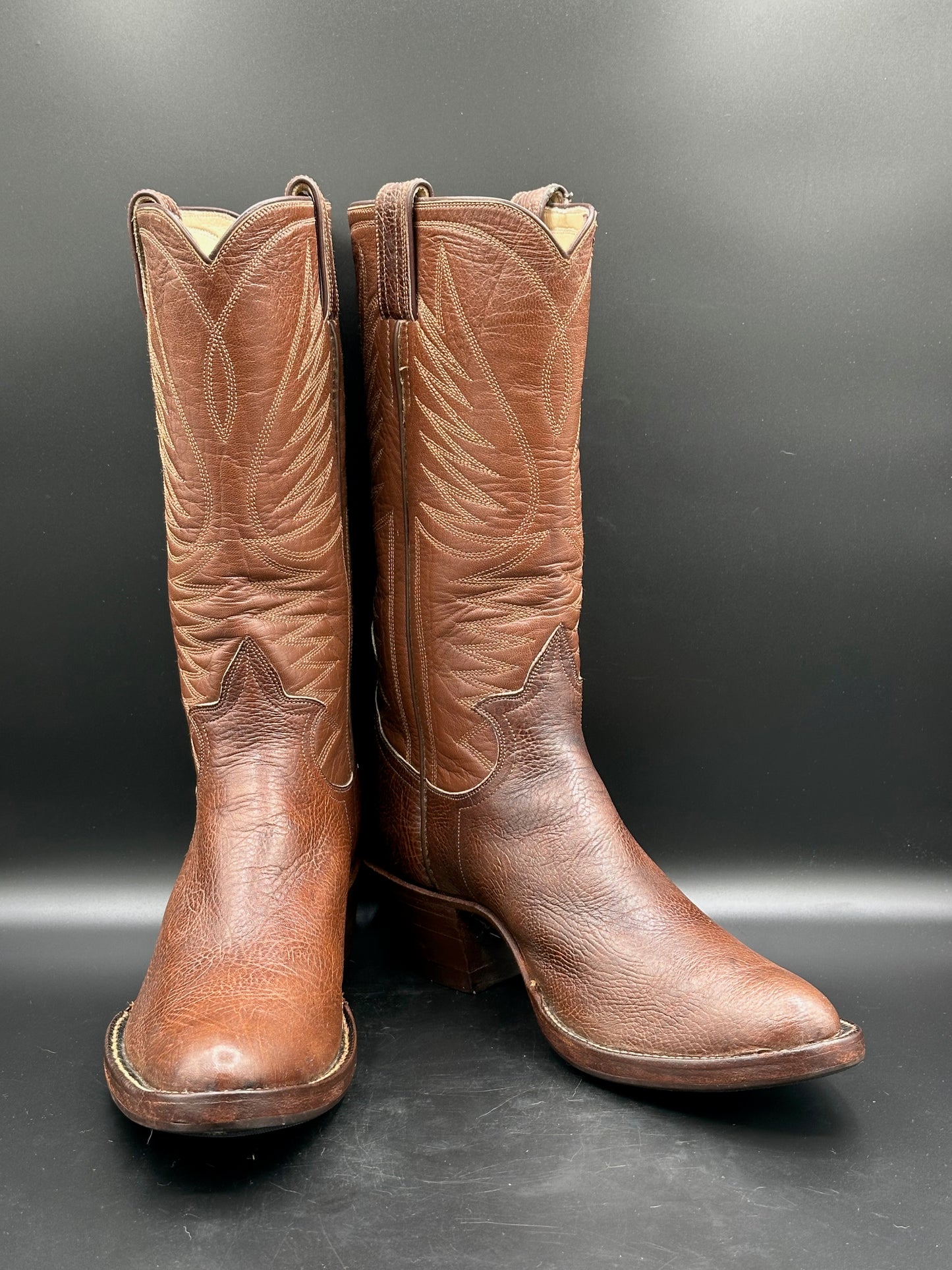 Ryan's Custom Water Buffalo Cowboy Boots 9.5 D