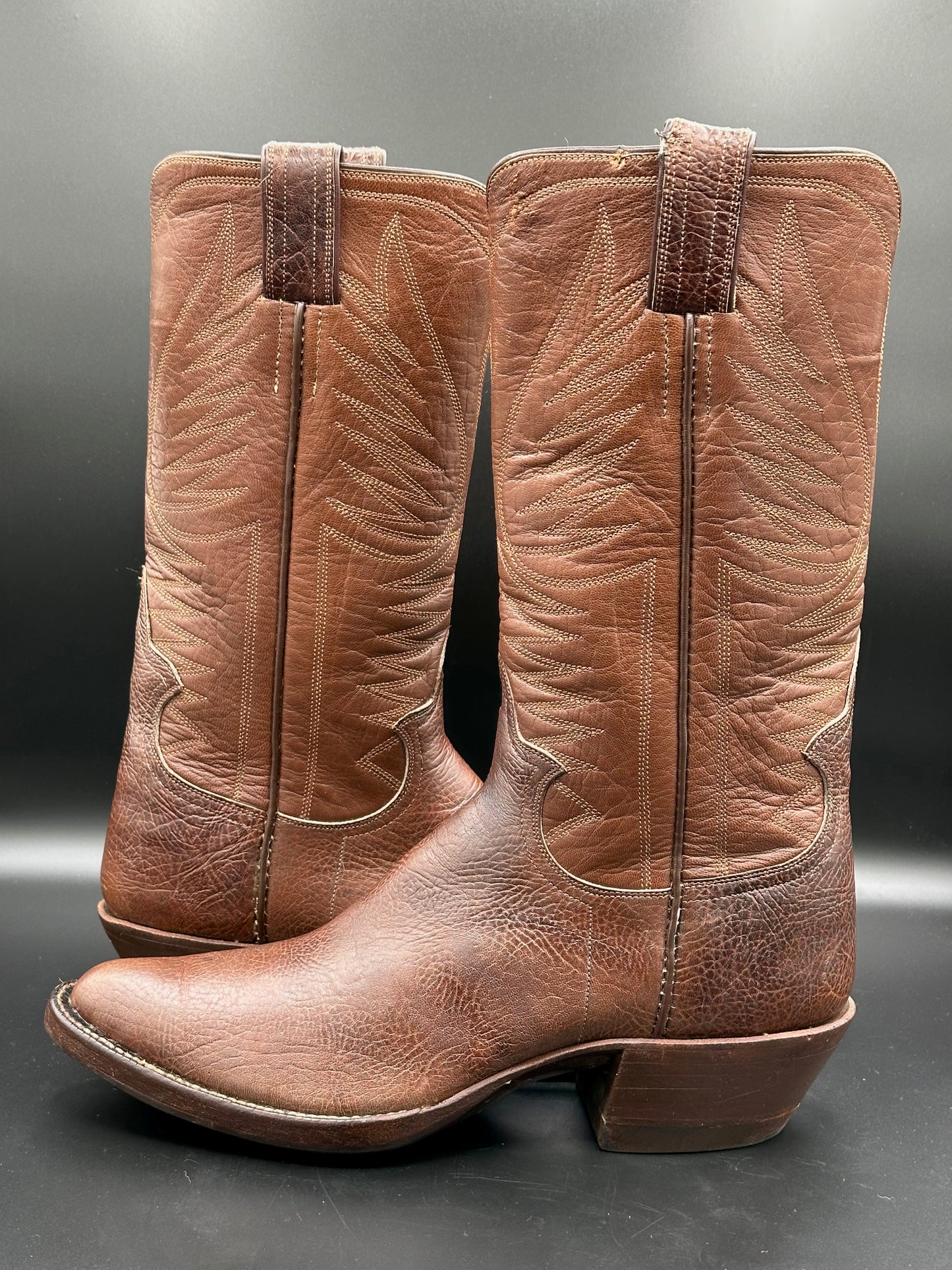 Ryan's Custom Water Buffalo Cowboy Boots 9.5 D