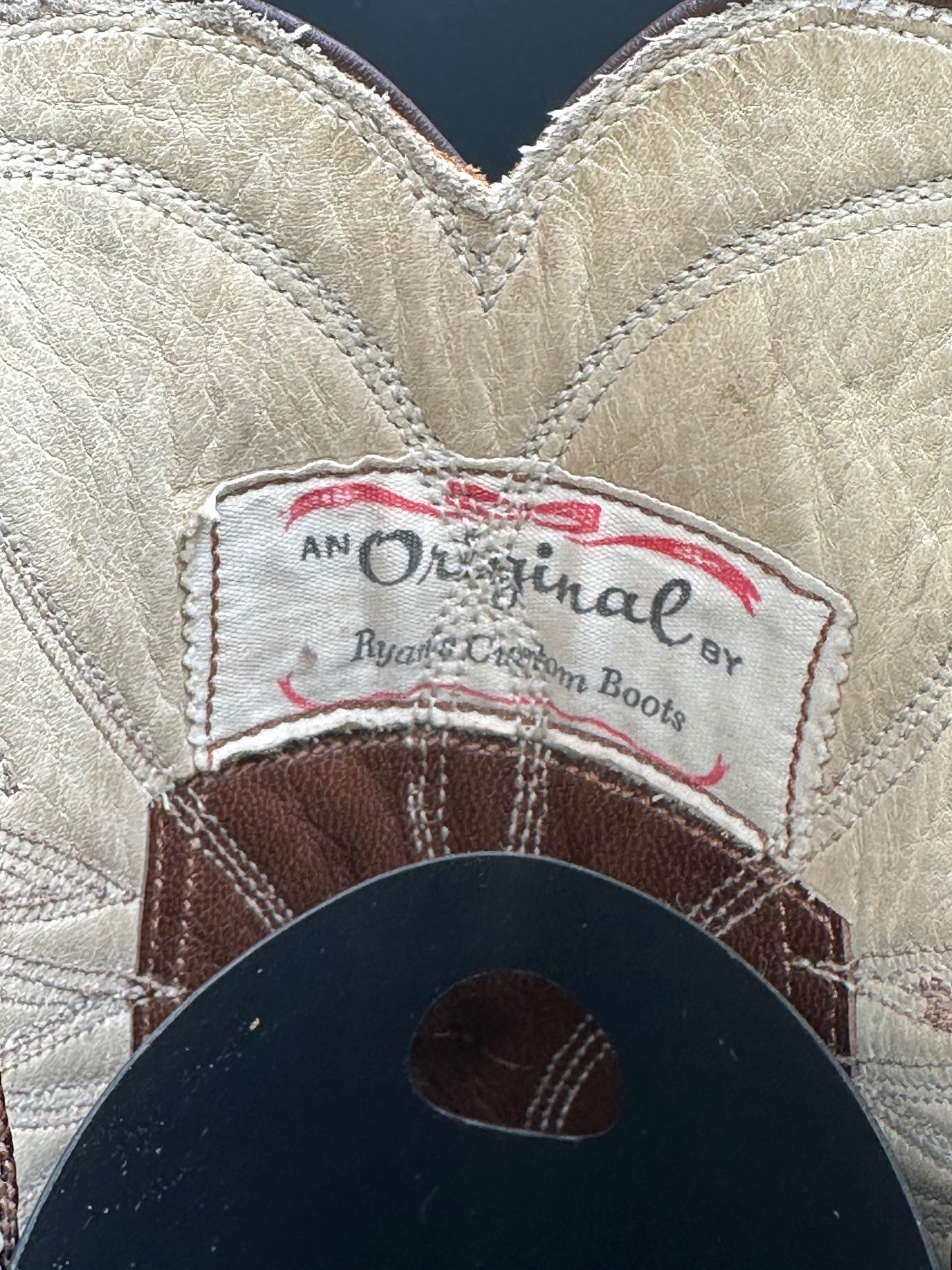 Ryan's Custom Water Buffalo Cowboy Boots 9.5 D
