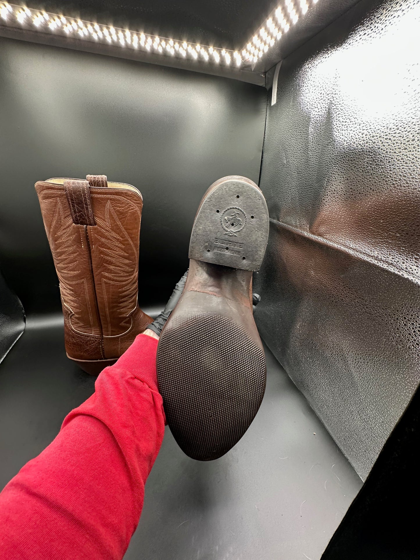 Ryan's Custom Water Buffalo Cowboy Boots 9.5 D