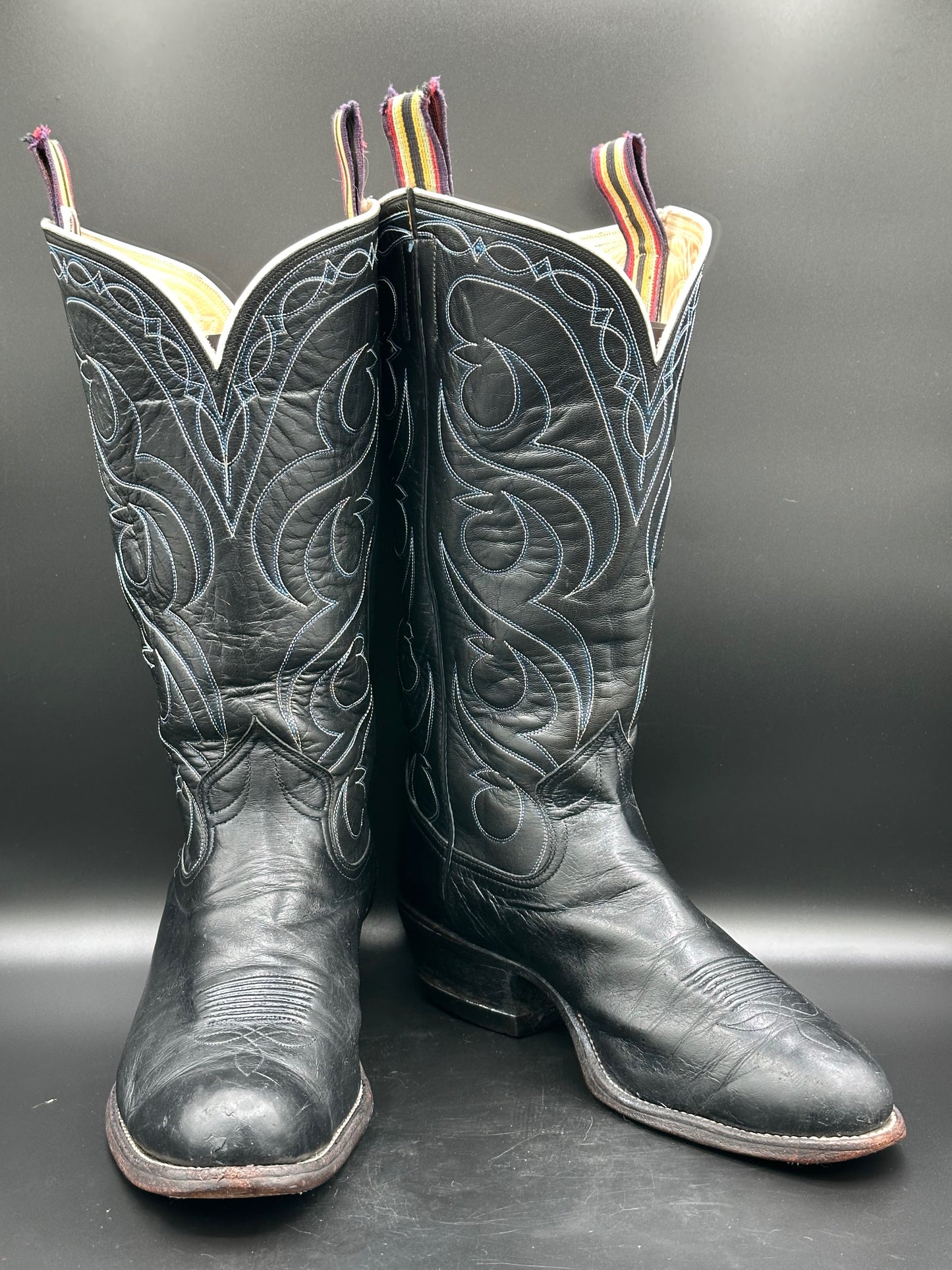 Griffith-Blucher Custom Cowboy Boots size 10 E