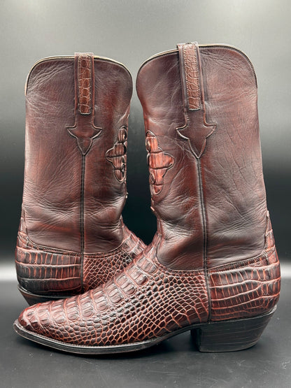 Lucchese Handmade Alligator Boots size 11 D
