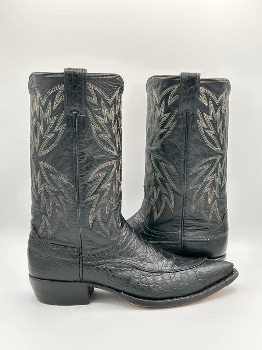 1970's Justin Preban Sea Turtle Cowboy Boots size 10.5 D