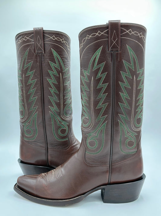 Eddie Kimmel Custom Calf Skin w/ Ray Jones Stitching Cowboy Boots size 11 D
