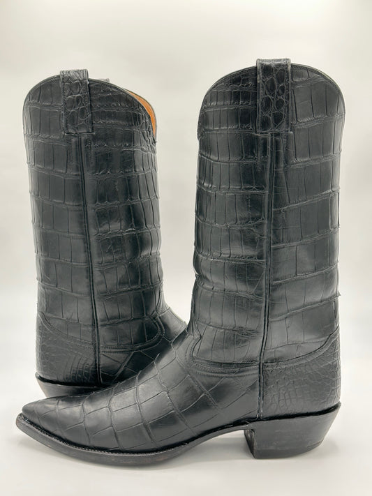 Champion Attitude Full Nile Crocodile Boots size 10.5 D