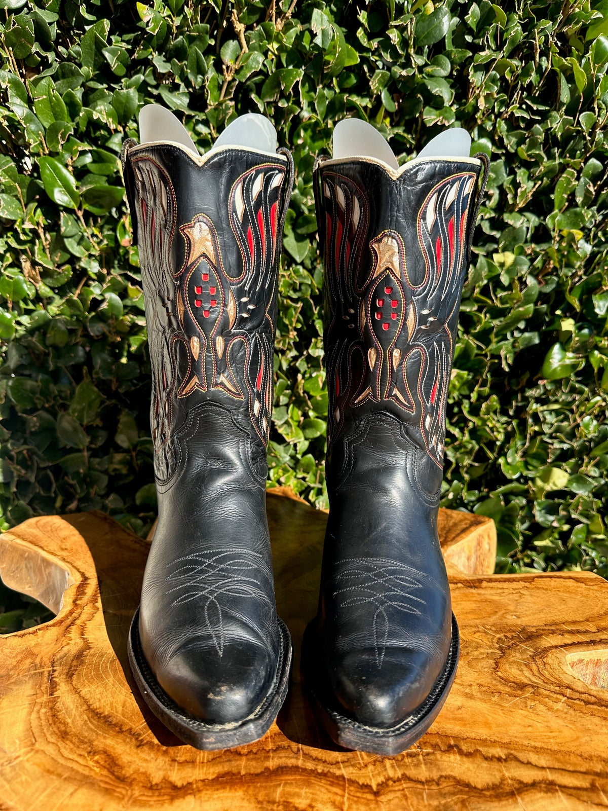 Vintage Acme Motorcyle Boots Vintage Leather ACME Cowboy Boots- Men main image 2