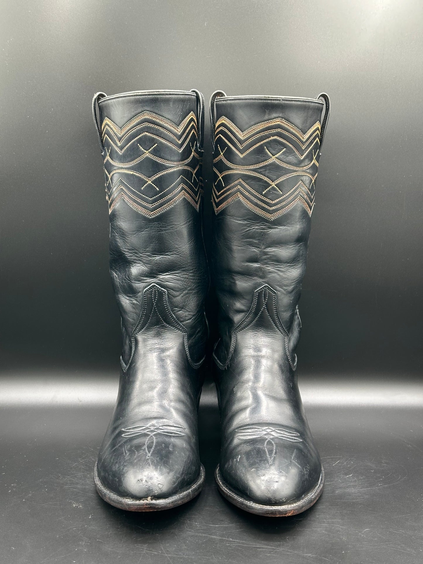RJ FOLEY Custom Western Cowboy Boots SIZE 10 D