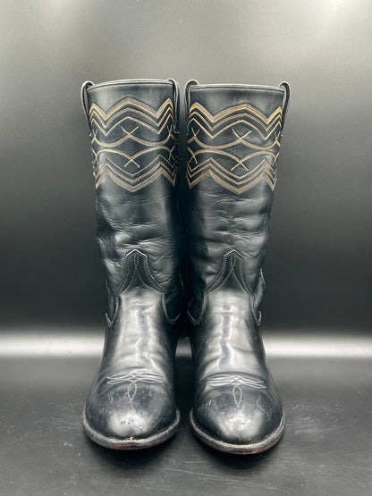 RJ FOLEY Custom Western Cowboy Boots SIZE 10 D