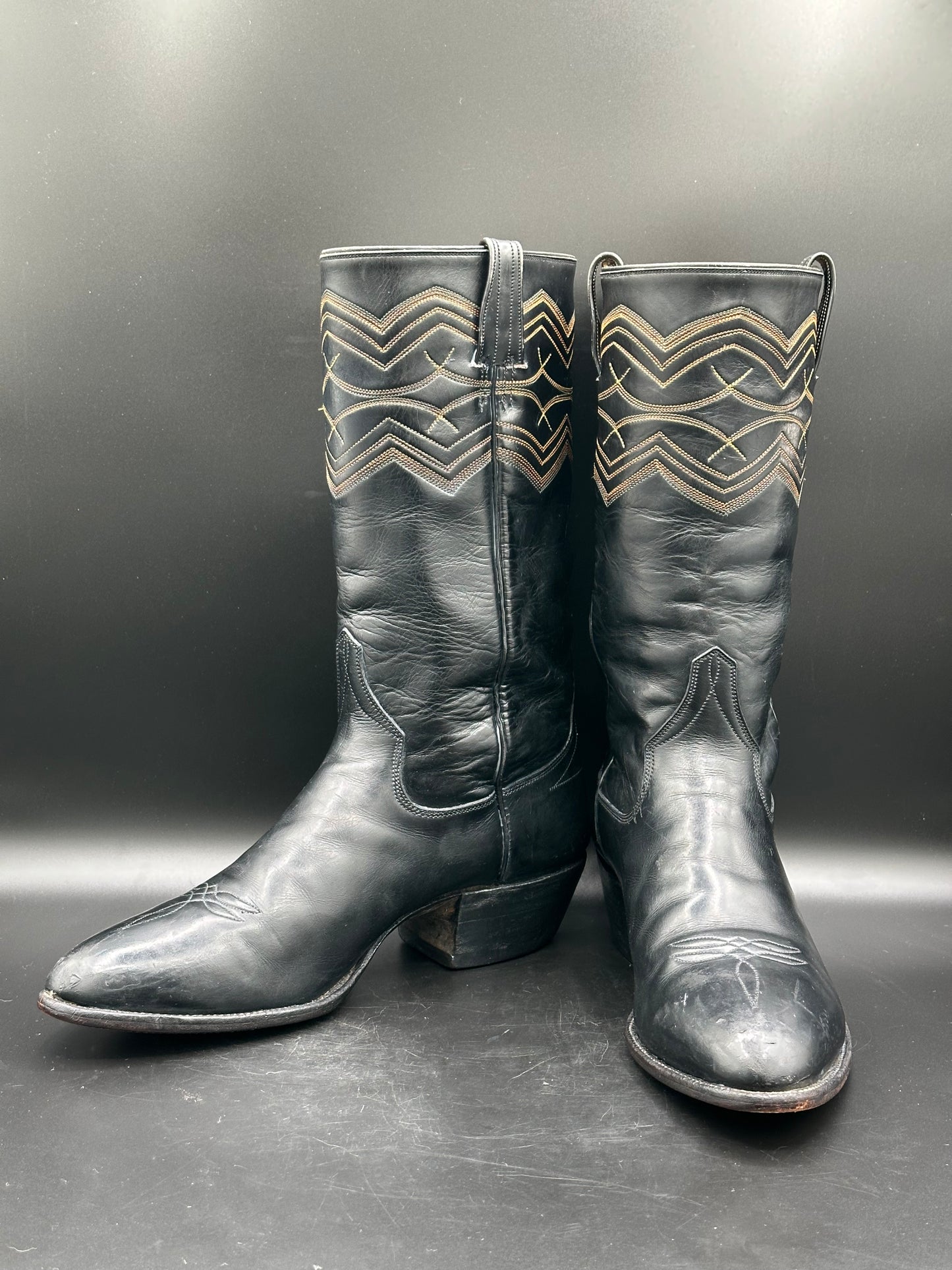 RJ FOLEY Custom Western Cowboy Boots SIZE 10 D