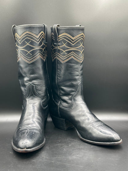RJ FOLEY Custom Western Cowboy Boots SIZE 10 D