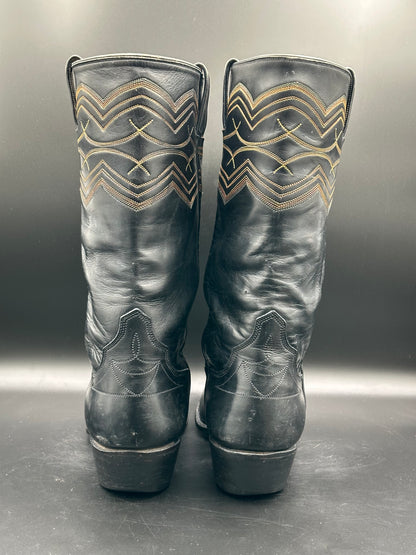 RJ FOLEY Custom Western Cowboy Boots SIZE 10 D