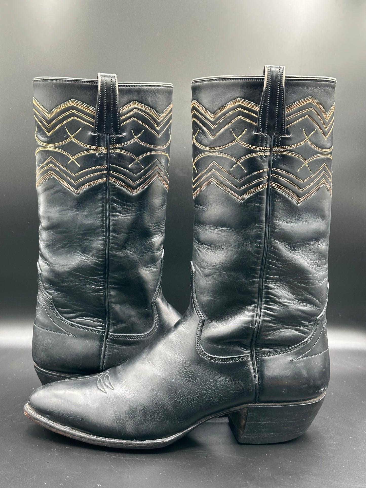 RJ FOLEY Custom Western Cowboy Boots SIZE 10 D
