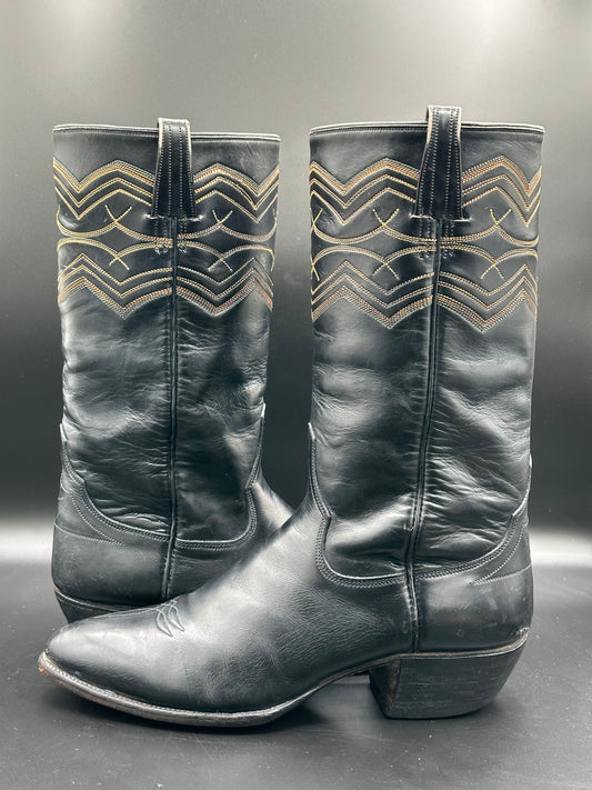 RJ FOLEY Custom Western Cowboy Boots SIZE 10 D