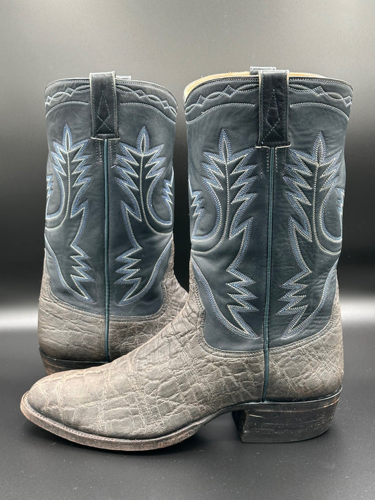 Eddie Kimmel Custom Elephant Cowboy Boots size 10 D