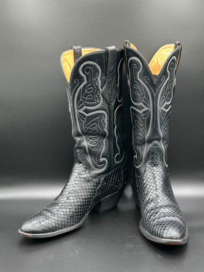 Ammons Custom Anaconda Cowboy Boots size 11.5 A