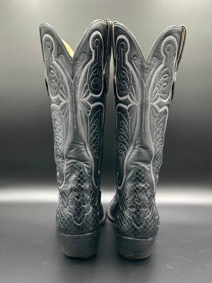 Ammons Custom Anaconda Cowboy Boots size 11.5 A