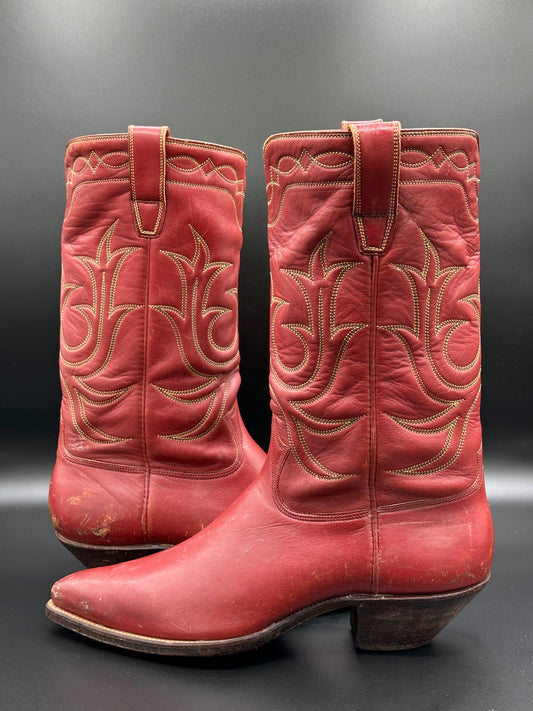 1950's Stewart Handmade Cowboy Boots size 9.5 D