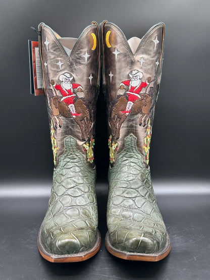 Lucchese Jingle Christmas Boots size 9 D