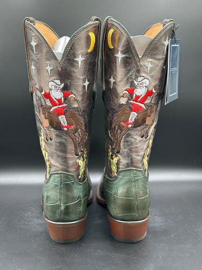 Lucchese Jingle Christmas Boots size 9 D