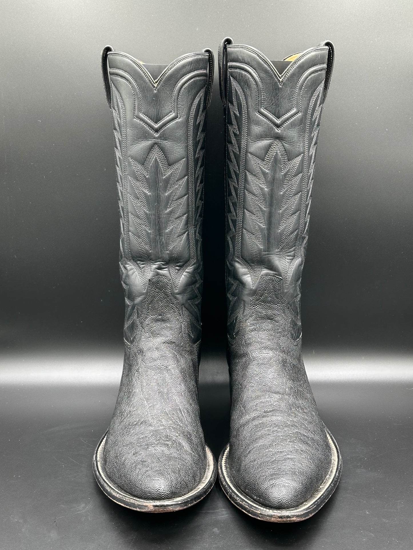 Custom Elephant Cowboy Boots size 10.5 D