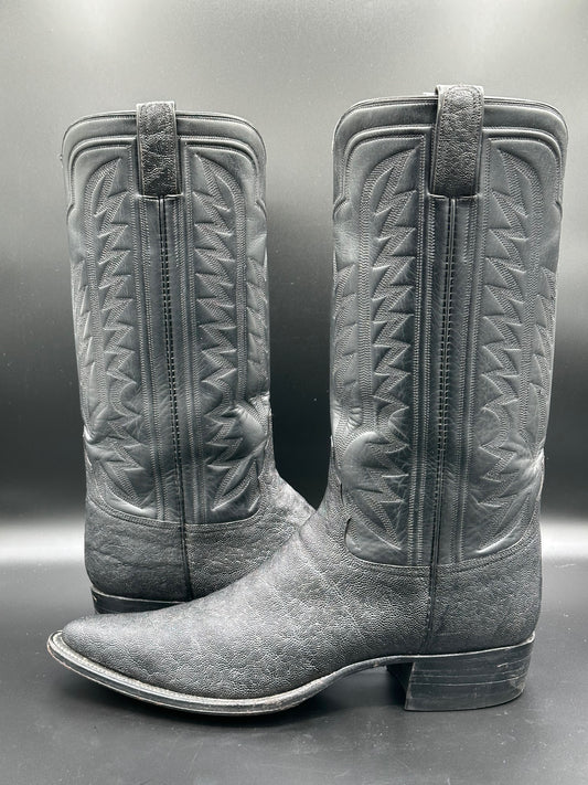 Custom Elephant Cowboy Boots size 10.5 D