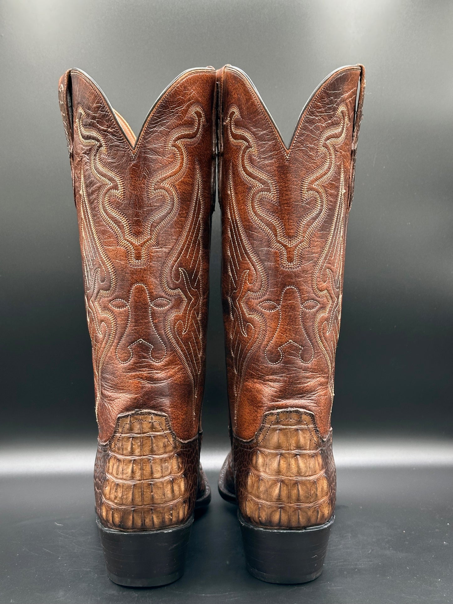 Ammons Custom Headcut American Alligator size 10 EE