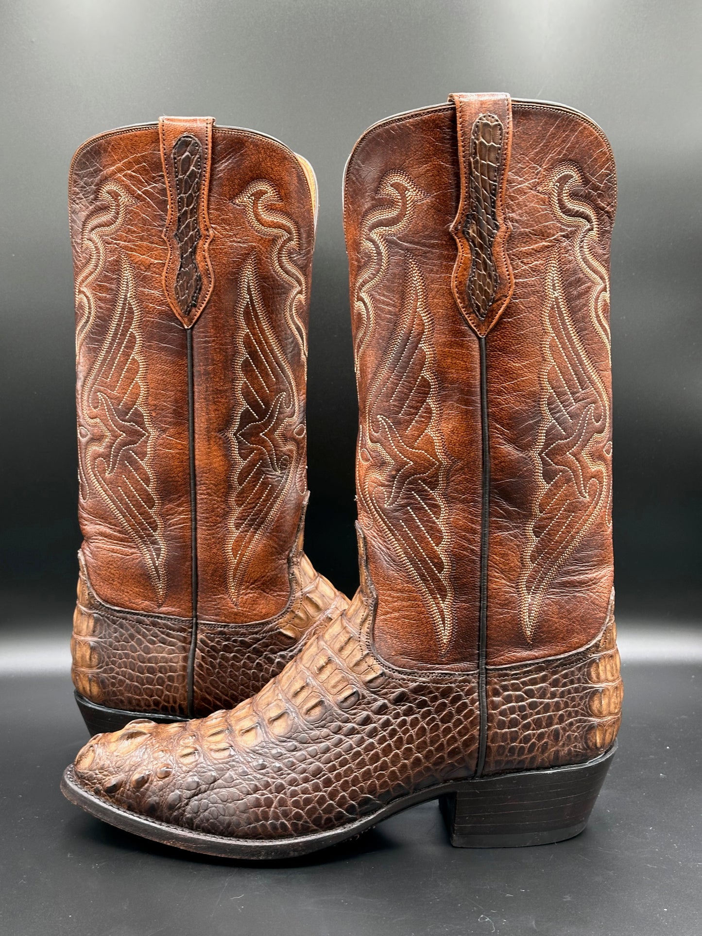 Ammons Custom Headcut American Alligator size 10 EE