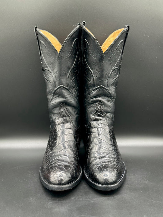 Lucchese Bias Cut American Alligator size 8 E
