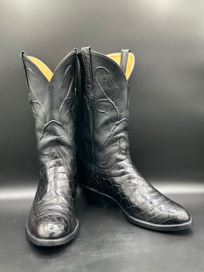 Lucchese Bias Cut American Alligator size 8 E