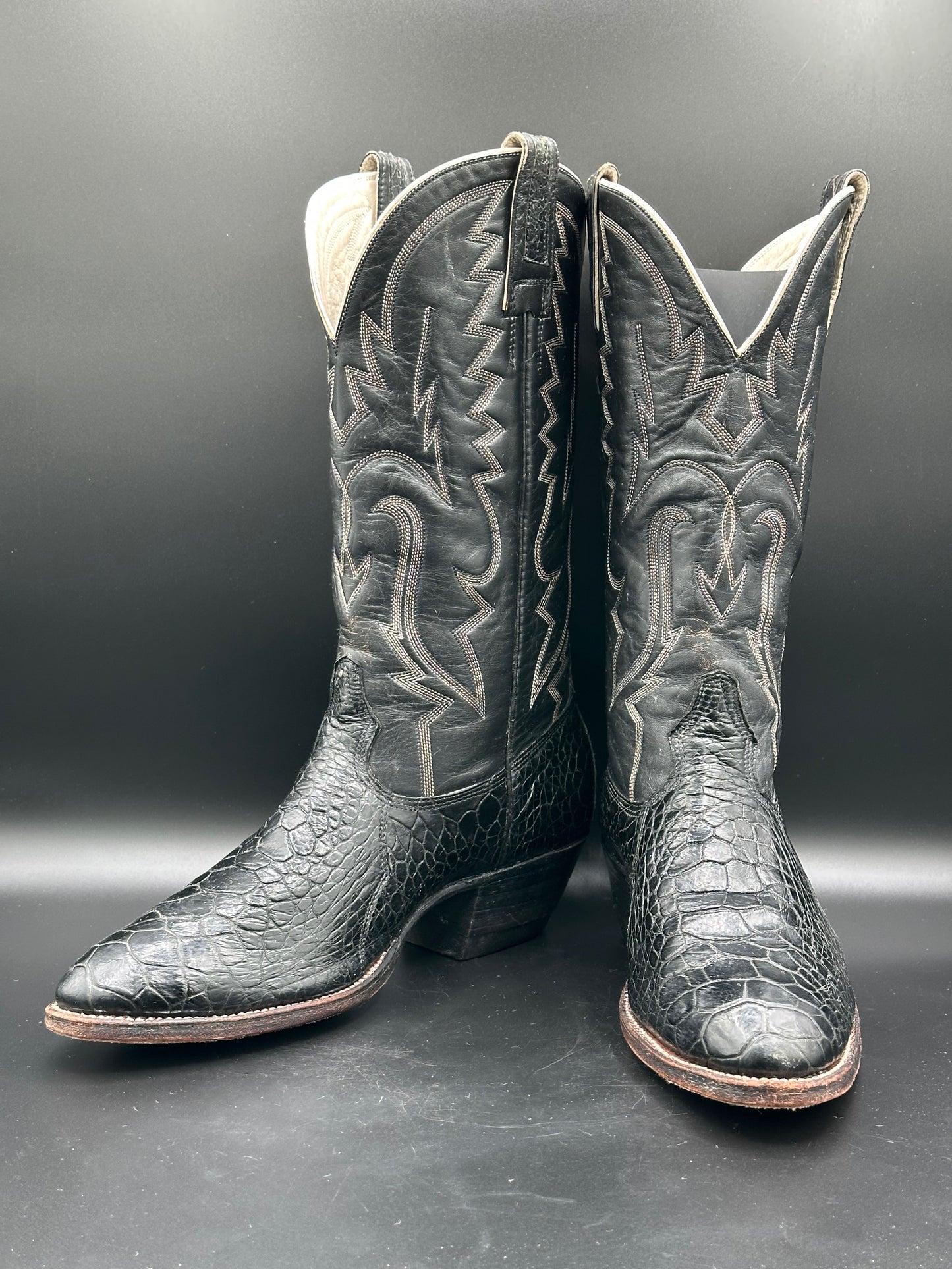 Romero Preban Sea Turtle Cowboy Boots size 8.5 EE