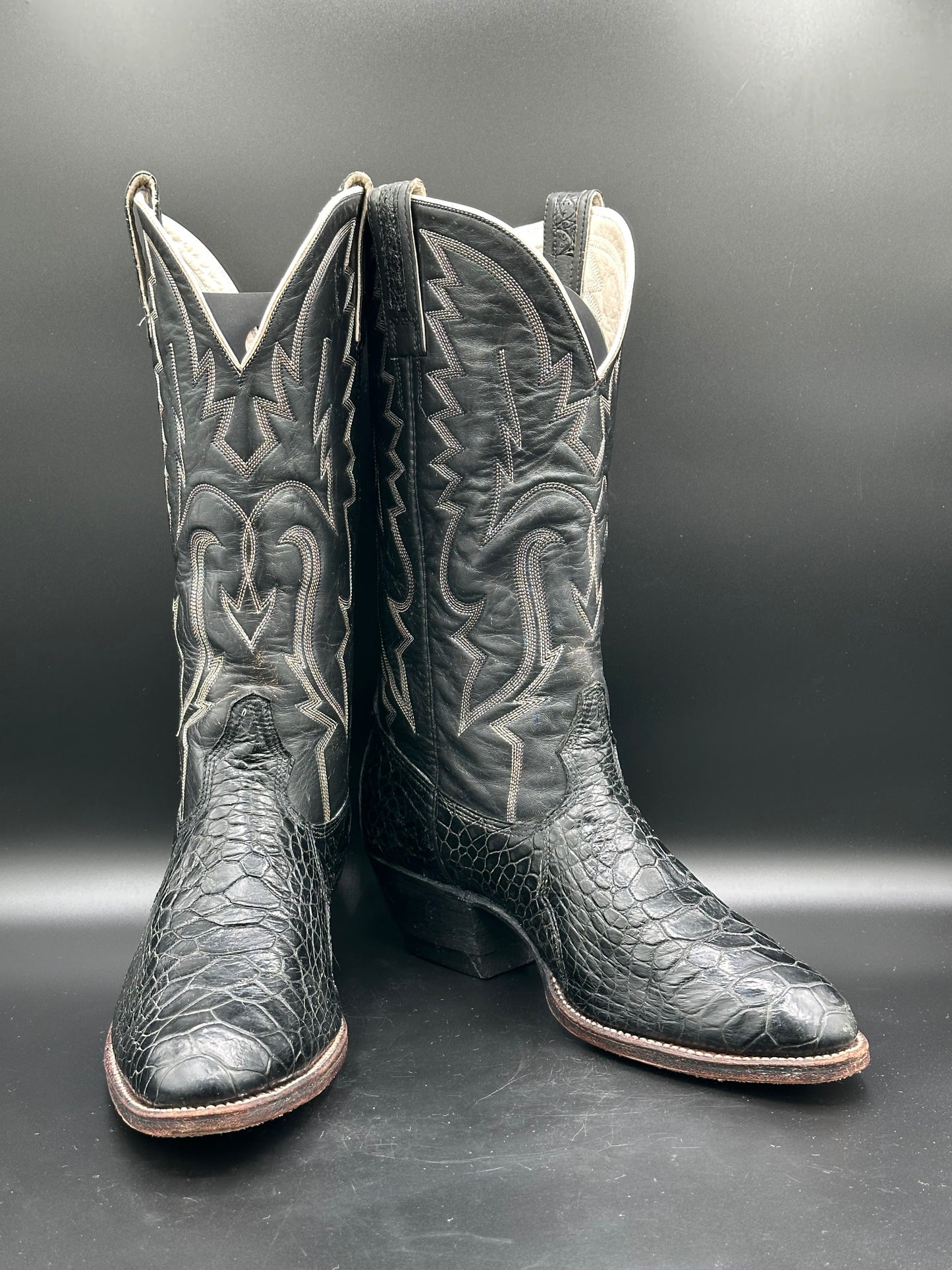 Romero Preban Sea Turtle Cowboy Boots size 8.5 EE