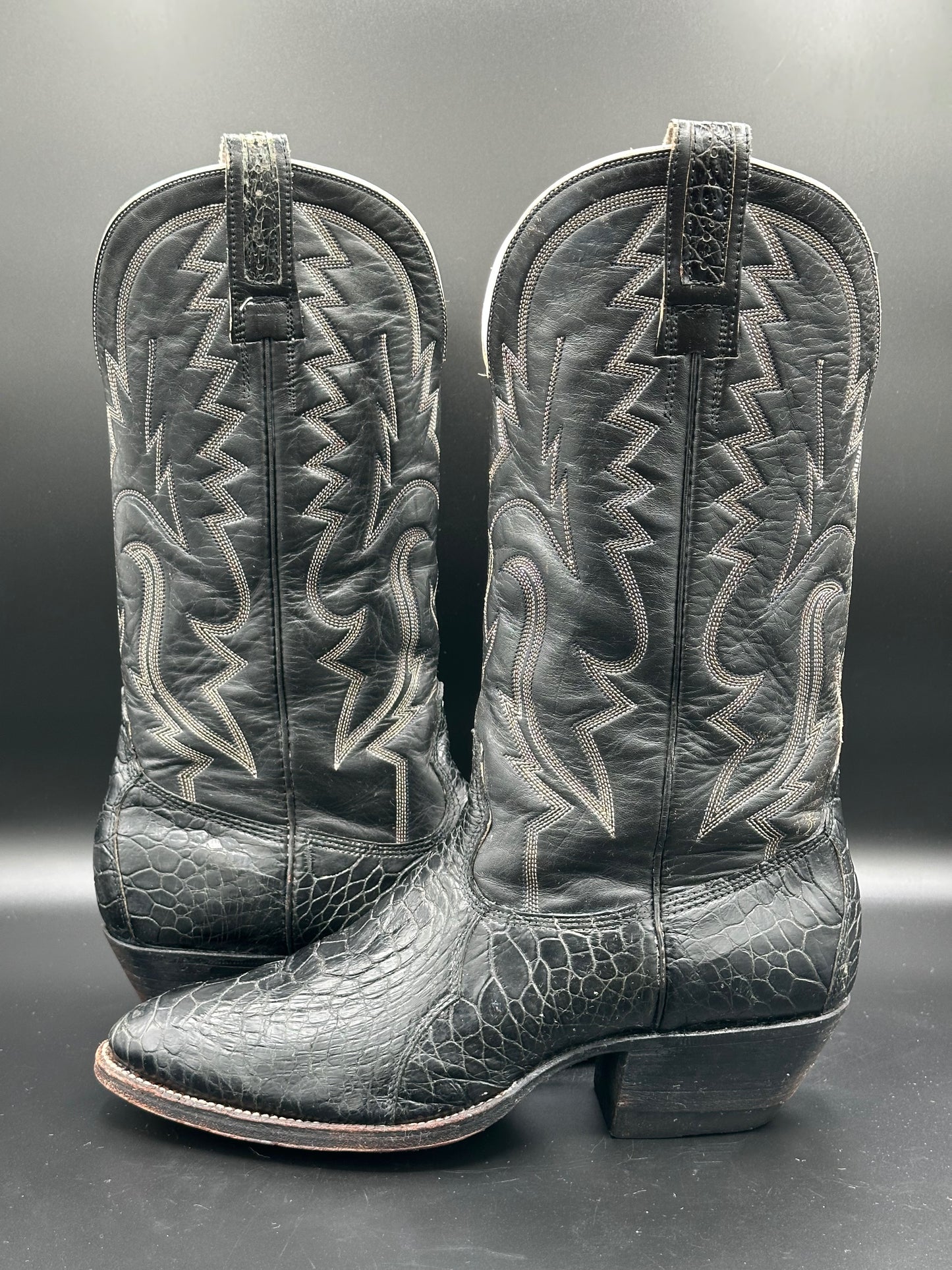 Romero Preban Sea Turtle Cowboy Boots size 8.5 EE
