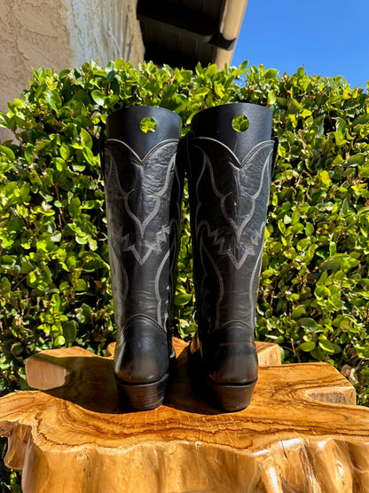 Custom GG Initials Nocona Calf Skin Cowboy Boots size 10.5 AA