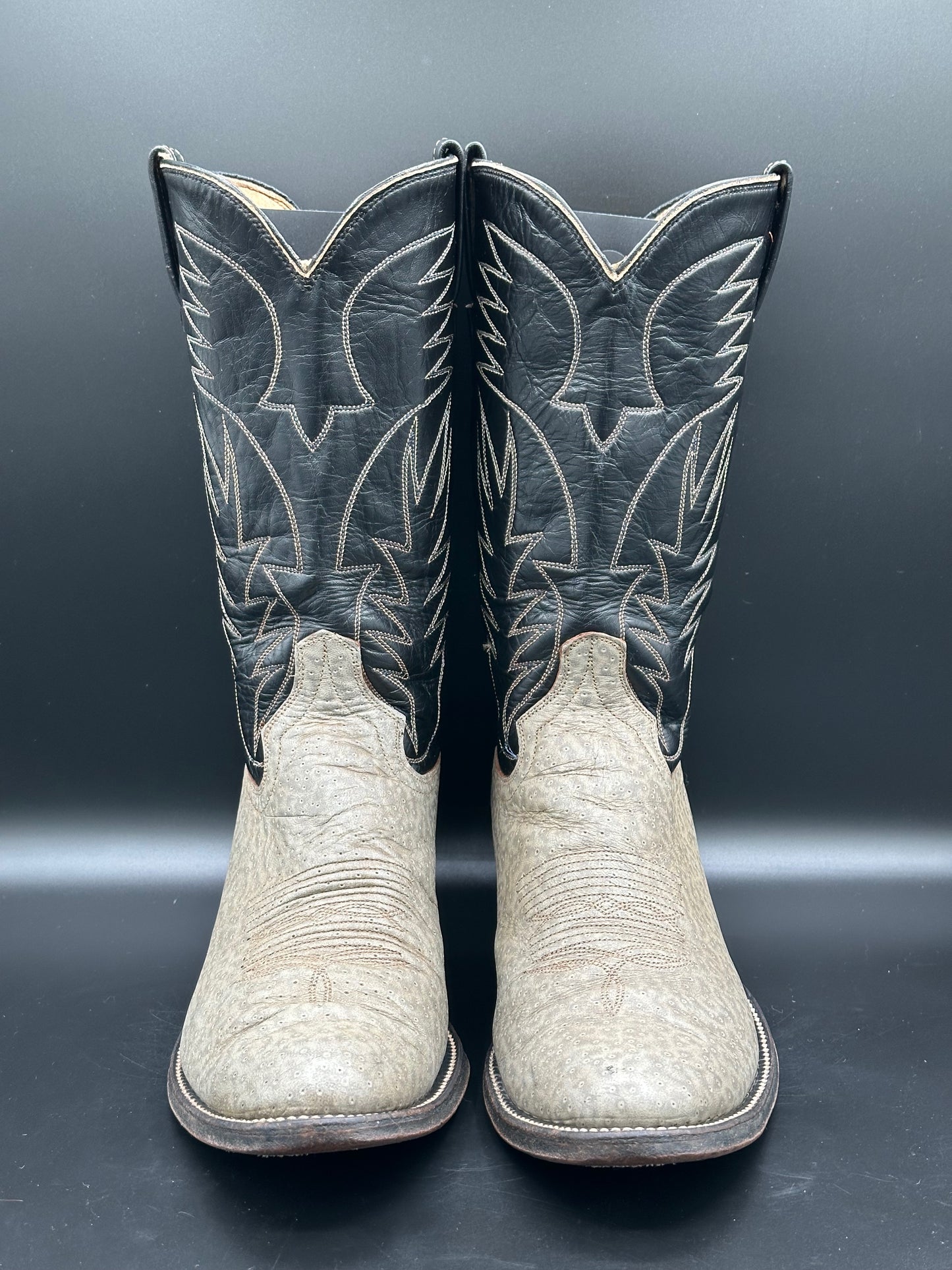 Cowtown Preban Whale Cowboy Boots size 10.5 D