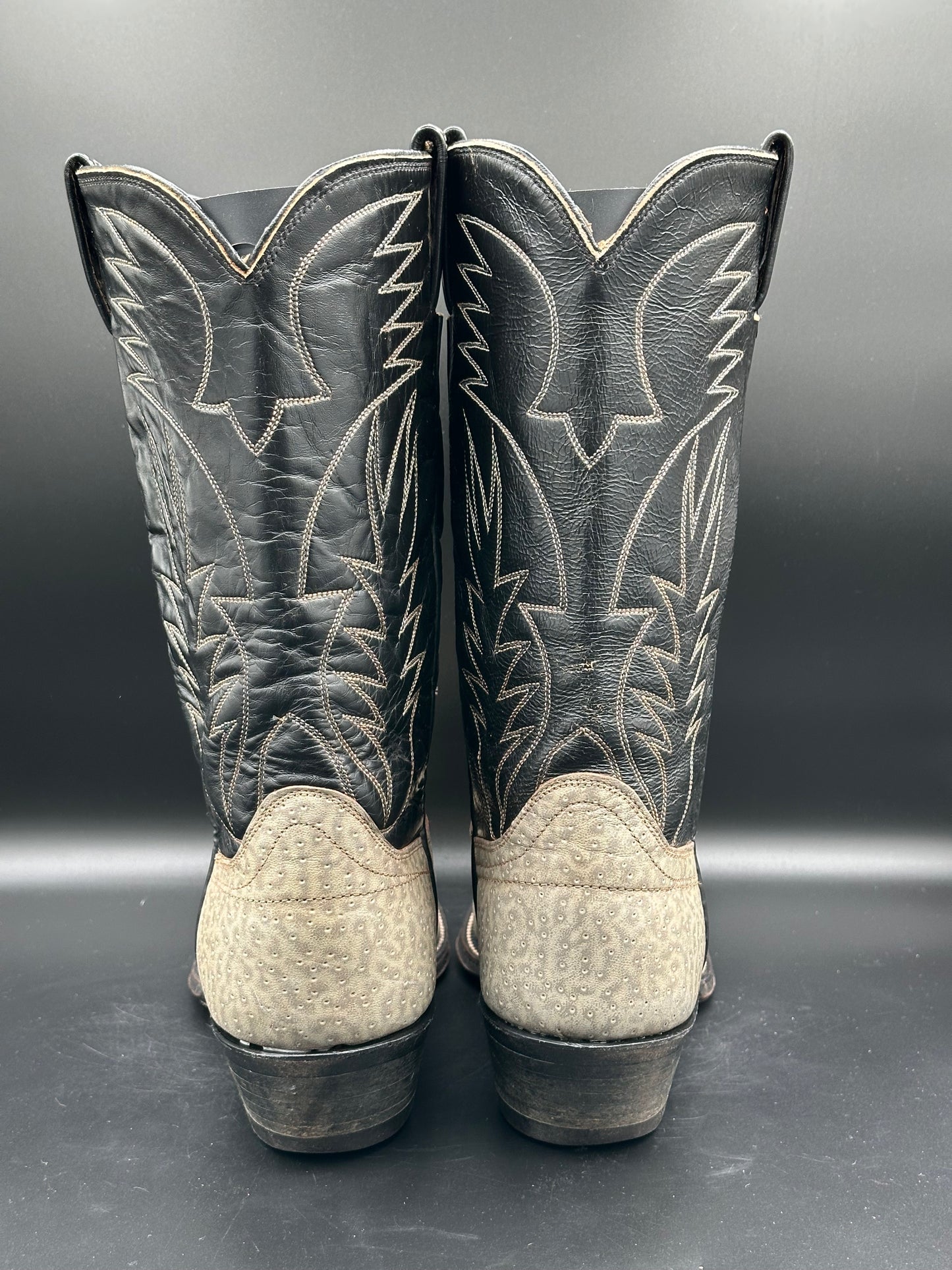 Cowtown Preban Whale Cowboy Boots size 10.5 D