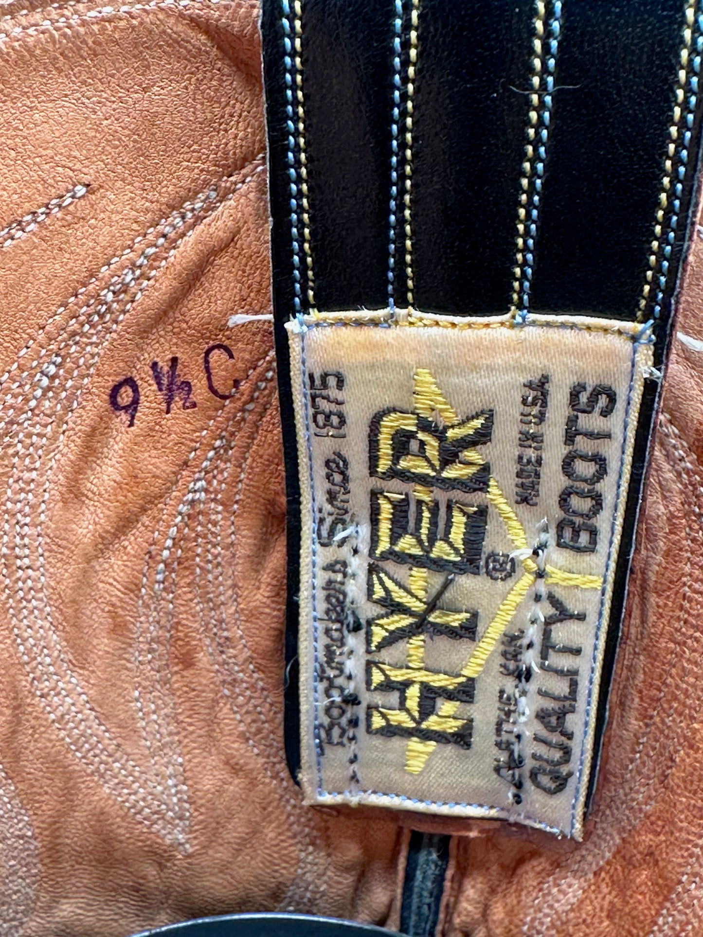 1950's HYER Rimrock Western Boots size 9.5 C (8.5 D)