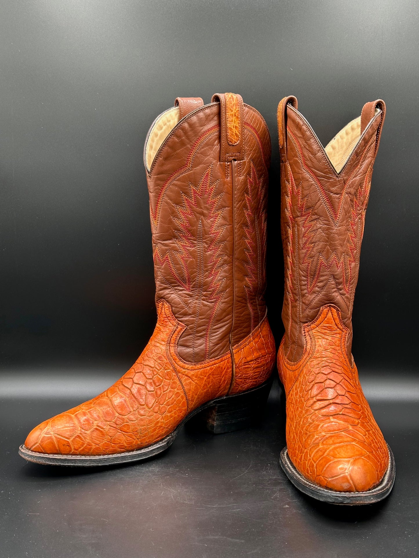 Montana Preban Sea Turtle Cowboy Boots size 9.5 D