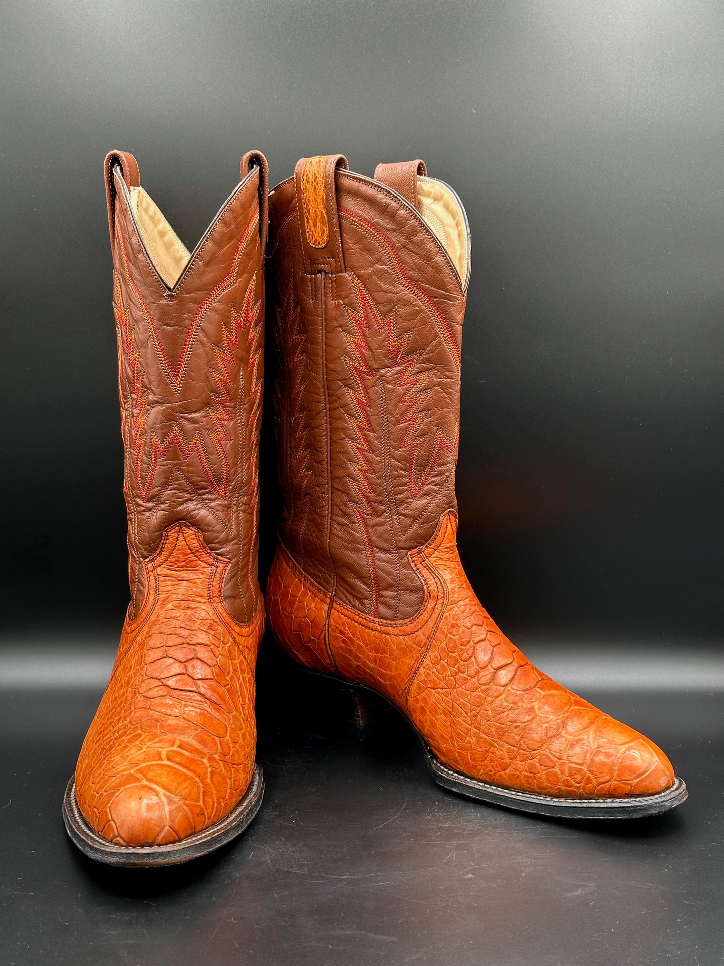 Montana Preban Sea Turtle Cowboy Boots size 9.5 D