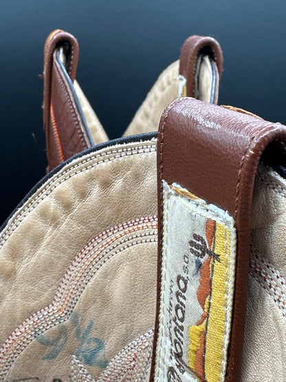 Montana Preban Sea Turtle Cowboy Boots size 9.5 D