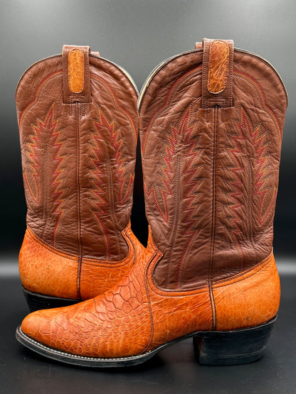 Montana Preban Sea Turtle Cowboy Boots size 9.5 D