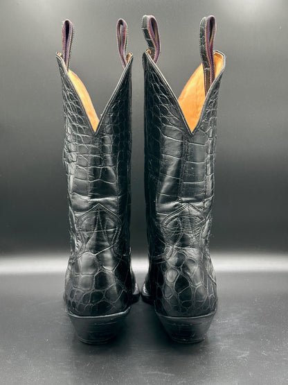 Griffith - Blucher Boot Company Custom Full American Alligator Western Boots 11.5 D