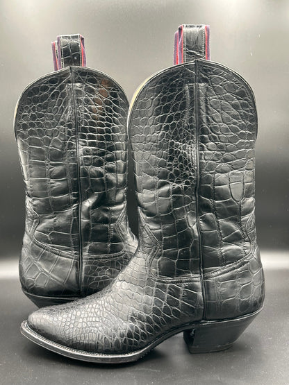 Griffith - Blucher Boot Company Custom Full American Alligator Western Boots 11.5 D