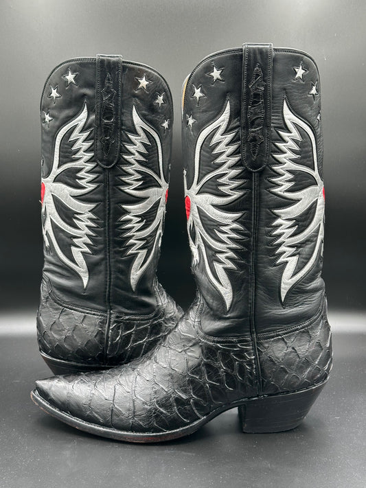 Stallion Custom Preban Anteater Western Boots 9.5 D